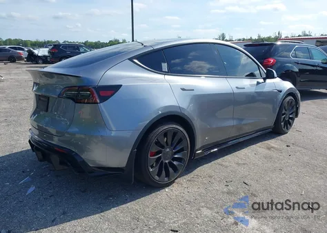 2025 Tesla Model Y Performance Dual Motor All-Wheel Drive from USA, damaged, VIN 7SAYGDEF5SA342275